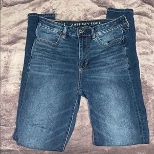 American Eagle High Waisted Super Skinny Jeans